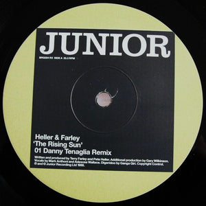 HELLER AND FARLEY | RISING SUN 12 - UK - GENERIC RECORD COMPANY SLEEVE