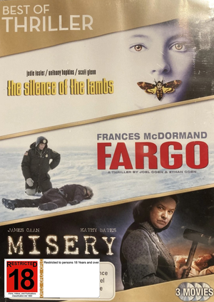 MOVIE THR | SILENCE OF THE LAMBS / FARGO / MISERY (3 DVD)