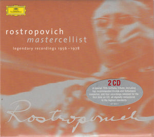 MSTISLAV ROSTROPOVICH | MASTERCELLIST (2CD DIGI)