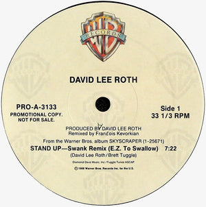 DAVID LEE ROTH | STAND UP 12 - US PROMO - GENERIC SLEEVE
