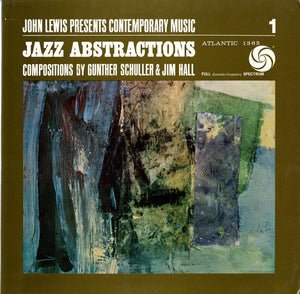 JOHN LEWIS | JAZZ ABSTRACTIONS -  HOLE IN COVER - BIT ROUGH