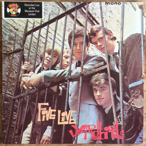 YARDBIRDS | FIVE LIVE YARDBIRDS - NZ - BIT ROUGH TAPED BOTTOM SEAM