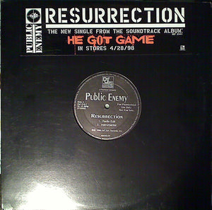 PUBLIC ENEMY | RESURRECTION - 12 - GENERIC SLEEVE WITH HYPE STICKER