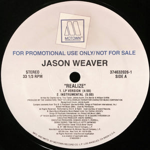 JASON WEAVER | REALIZE - 12 - GENERIC SLEEVE
