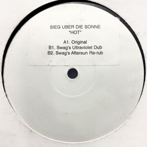 SIEG UBER DIE SONNE | HOT 12 - UK WHITE LABEL - GENERIC SLEEVE