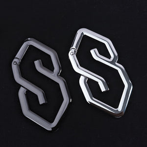 COOL S CARABINER KEYRING SILVER