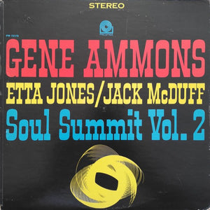 GENE AMMONS / ETTA JONES / JACK MCDUFF | SOUL SUMMIT VOL 2 - US STEREO - TAPE ON COVER