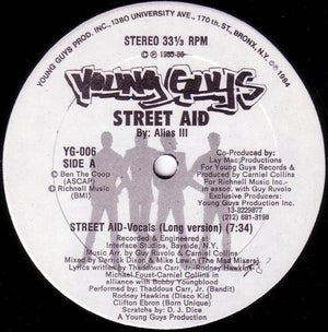 ALIAS III | STREET AID 12 - US - GENERIC SLEEVE