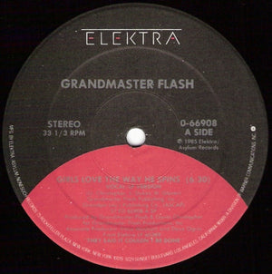 GRANDMASTER FLASH | GIRLS LOVE THE WAY HE SPINS 12 - US - GENERIC RECORD COMPANY SLEEVE