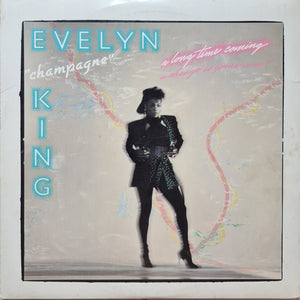 EVELYN CHAMPAGNE KING | LONG TIME COMING - US - WRITING ON BACK