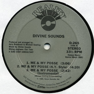 DIVINE SOUNDS | ME AND MY POSSE 12 - US - GENERIC SLEEVE
