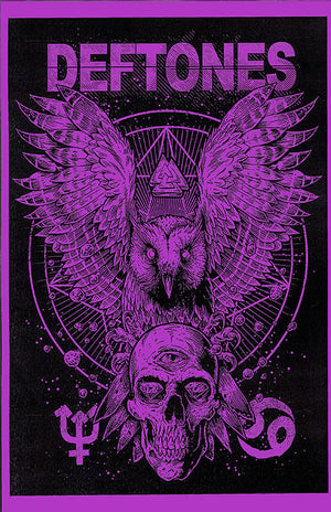 DEFTONES PURPLE POSTER A3 PRINT 27 X 43CM