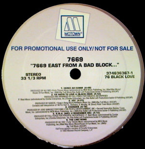 7669 | 7669 EAST FROM A BAD BLOCK - PROMO - MOTOWN COMPANY SLEEVE