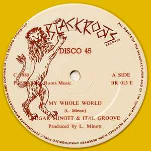 SUGAR MINOTT | MY WHOLE WORLD - 12 - YELLOW VINYL