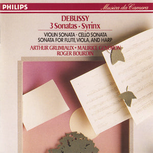 DEBUSSY / GRUMIAUX | 3 SONATAS