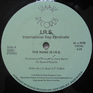 INTERNATIONAL RAP SYNDICATE | NAME IS I.R.S. 12 - US - GENERIC SLEEVE