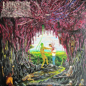UNDEATH | LESIONS OF A DIFFERENT KIND - TRANSPARENT PURPLE / OPAQUE GREEN