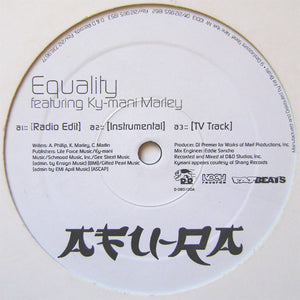 AFU-RA | EQUALITY / BRING IT RIGHT - 12 - FAT BEATS COMPANY SLEEVE