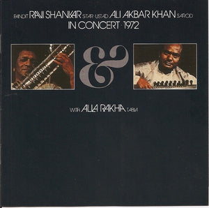 SHANKAR RAVI / KHAN ALI AKBAR | IN CONCERT 1972 - NZ APPLE
