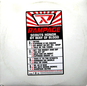 RAMPAGE | SCOUTS HONOUR BY WAY OF BLOOD - CLEAN PROMO 2LP