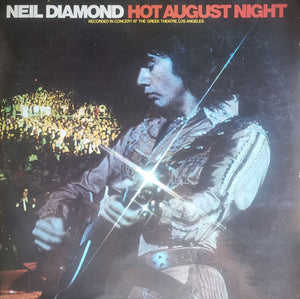 NEIL DIAMOND | HOT AUGUST NIGHT - 2LP - SOUTH AFRICA - STICKER ON COVER