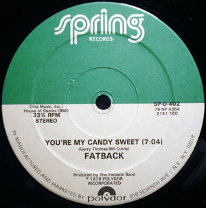 FATBACK | YOU'RE MY CANDY SWEET 12 - US - GENERIC SLEEVE