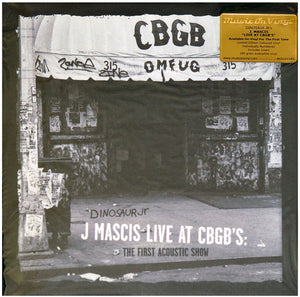J MASCIS | LIVE AT CBGB'S - THE FIRST ACOUSTIC SHOW - SILVER MARBLE WAX