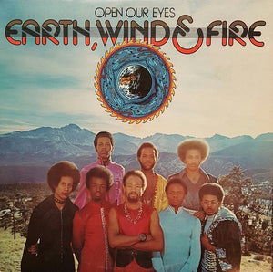 EARTH WIND AND FIRE | OPEN OUR EYES - US - STICKER ON COVER