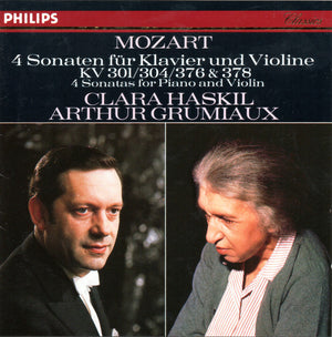 MOZART / HASKIL / GRUMIAUX | 4 SONATAS FOR PIANO AND VIOLIN