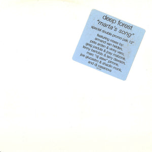 DEEP FOREST | MARTAS SONG - DOUBLE 12 - GENERIC GATEFOLD WITH HYPE