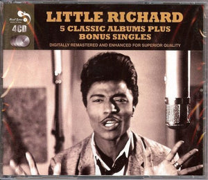 LITTLE RICHARD | 5 CLASSIC ALBUMS PLUS BONUS SINGLES  (4CD)