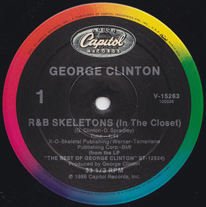 GEORGE CLINTON | R & B SKELETONS IN THE CLOSET / NUBIAN NUT 12 - US - GENERIC SLEEVE - HOLE PUNCH IN SLEEVE