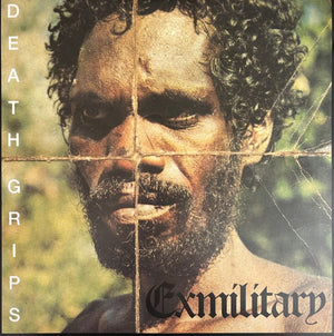 DEATH GRIPS | EX MILITARY - 2LP - UNOFFICIAL - PURPLE MARBLED / RED