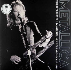 METALLICA | WOODSTOCK 1994 / SAUGERTIES NEW YORK BROADCAST 1994 - 2LP - UNOFFICIAL - CLEAR