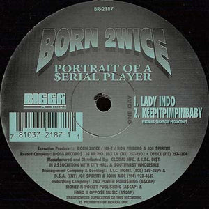 BORN 2WICE | PORTRAIT OF A SERIAL PLAYER - 12INCH SAMPLER - GENERIC SLEEVE