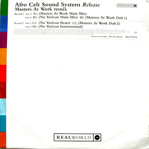 AFRO CELT SOUND SYSTEM | RELEASE - MASTERS AT WORK REMIXES 2X12