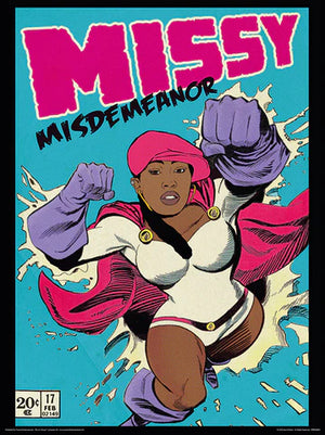 MISSY ELLIOT COMIC MINI PRINT 30*40CM