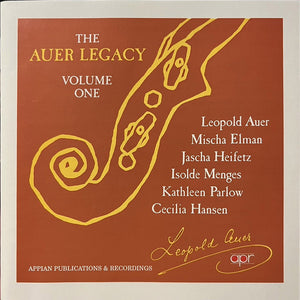 LEOPOLD AUER | AUER LEGACY VOLUME ONE (2CD)