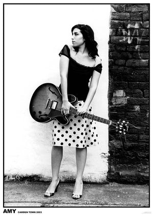 AMY WINEHOUSE 2003 CAMDEN BLACK AND WHITE POSTER 228