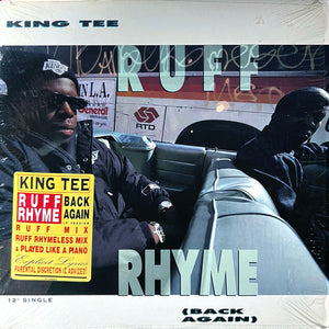 KING TEE | RHYME (BACK AGAIN) 12 - US - HOLE PUNCH IN SLEEVE