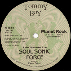 AFRIKA BAMBAATAA | PLANET ROCK 12 - US - GENERIC RECORD SCOMPANY SLEEVE