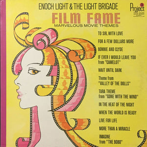 ENOCH LIGHT / AND THE LIGHT BRIGADE | FILM FAME - MARVELOUS MOVIE THEMES - WHITE LABLE PROMO - PROMO DJ STICKER