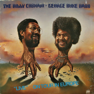 BILLY COBHAM / GEORGE DUKE | LIVE ON TOUR IN EUROPE - US - PROMO STICKER ON COVER