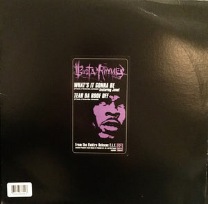 BUSTA RHYMES | WHATS IT GONNA BE / TEAR DA ROOF OFF - 12 - GENERIC SLEEVE WITH HYPE