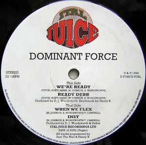 DOMINANT FORCE | WHEN WE FLEX - 12 - GENERIC SLEEVE