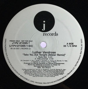 LUTHER VANDROSS | TAKE YOU OUT TONIGHT 12 - US - GENERIC SLEEVE