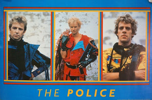 THE POLICE RARE POSTER (PUBLISHED 1984 SOME WEAR) 423