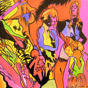 RADIOACTIVE GOLDFISH | SONIC FRIKTION / PINK POTATO - 12 - PINK MARBLED - PROMO