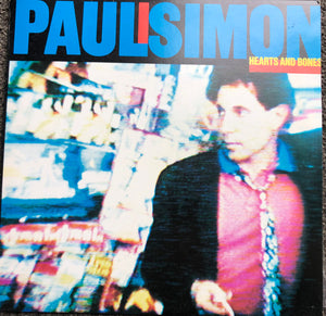 PAUL SIMON | HEARTS AND BONES - NZ / AUS - WRITING ON COVER