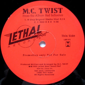MC TWIST | A STEP BEYOND - 12 - WITH PICTURE SLEEVE